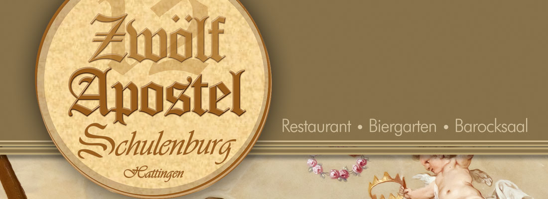 Speisen im Zwölf Apostel Restaurant • Biergarten • Barocksaal